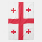 Flagge Georgias Geschirrtuch (Vertikal)