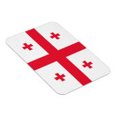 Flagge Georgias Magnet (Rechte Seite)