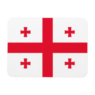 Flagge Georgias Magnet