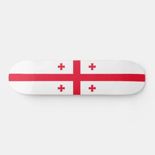 Flagge Georgias Skateboard (Horizontal)