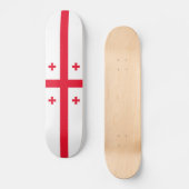 Flagge Georgias Skateboard (Vorderseite)