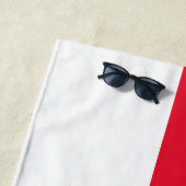 Flagge Georgias Strandtuch (Beispiel)