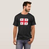 Flagge Georgien T-Shirt (Vorne ganz)