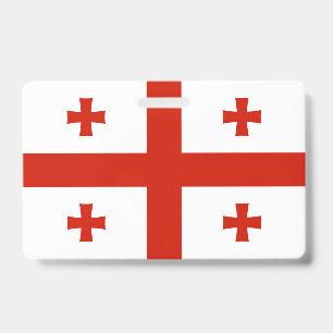 Flagge Georgiens Ausweis