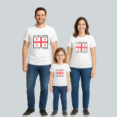 Flagge Georgiens Baby T-shirt