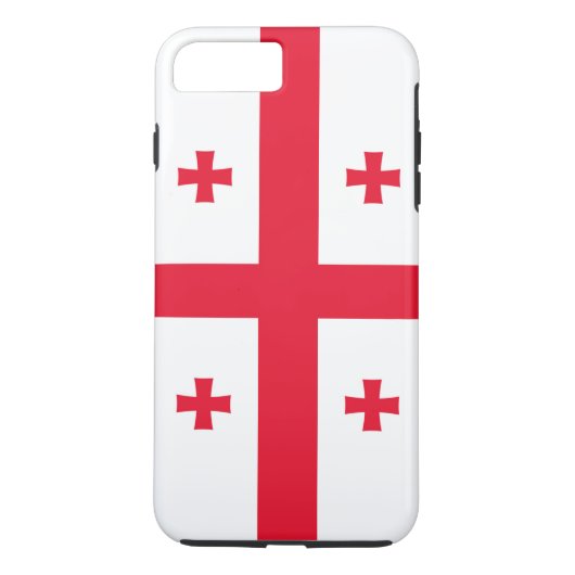 Flagge Georgiens Case-Mate iPhone Hülle (Rückseite)