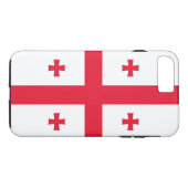 Flagge Georgiens Case-Mate iPhone Hülle (Rückseite (Horizontal))