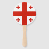 Flagge Georgiens Fächer (Vorderseite)