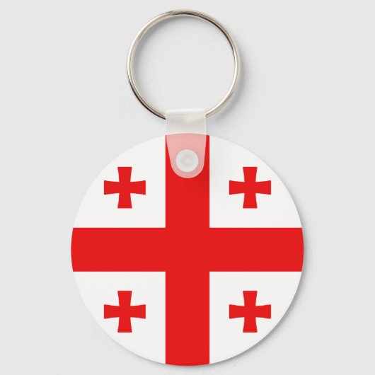 Flagge Georgiens Schlüsselanhänger (Vorderseite)