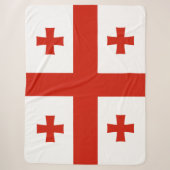 Flagge Georgiens Sherpadecke (Vorderseite)