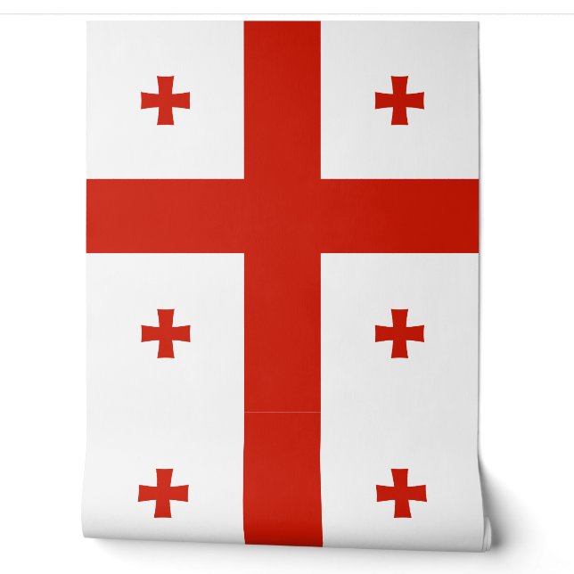 Flagge Georgiens Tapete (Abrollen)