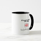 Flagge Georgiens Tasse (VorderseiteRechts)