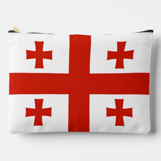 Flagge Georgiens Zubehörtasche (Vorderseite)