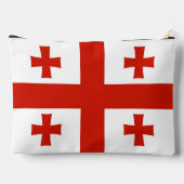 Flagge Georgiens Zubehörtasche (Rückseite)