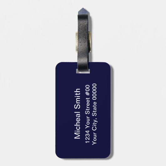 Flagge-Gepäckanhänger Gepäckanhänger (Rückseite vertikal)