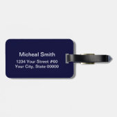 Flagge-Gepäckanhänger Gepäckanhänger (Rückseite horizontal)