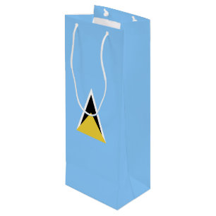 Flagge Geschenktüte Für Weinflaschen