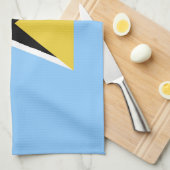 Flagge Geschirrtuch (Viertel Falte)