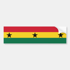 Flagge Ghanas Autoaufkleber