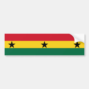 Flagge Ghanas Autoaufkleber
