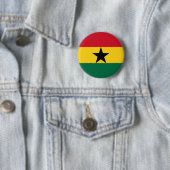 Flagge Ghanas Button (Beispiel)