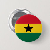 Flagge Ghanas Button (Vorne & Hinten)