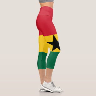 Flagge Ghanas Capri Leggings