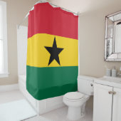 Flagge Ghanas Duschvorhang (Beispiel)