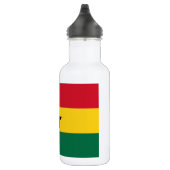 Flagge Ghanas Edelstahlflasche (Rechts)
