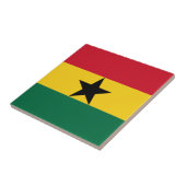 Flagge Ghanas Fliese (Seite)