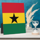 Flagge Ghanas Fotoplatte (Seite)