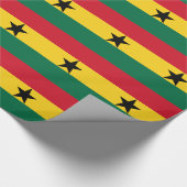 Flagge Ghanas Geschenkpapier (Ecke)