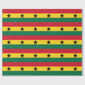 Flagge Ghanas Geschenkpapier (Flach)