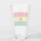 Flagge Ghanas Glas (Rückseite)