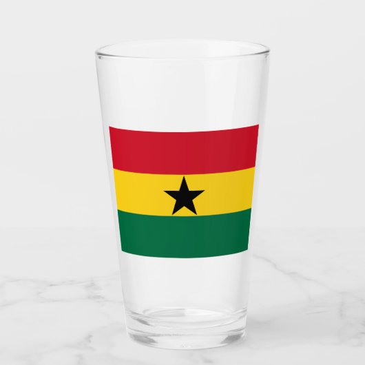 Flagge Ghanas Glas (Vorderseite)