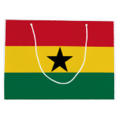 Flagge Ghanas Große Geschenktüte (Rückseite)
