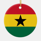Flagge Ghanas Keramik Ornament (Vorne)
