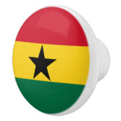 Flagge Ghanas Keramikknauf (Rechts)