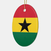 Flagge Ghanas Keramikornament (Links)