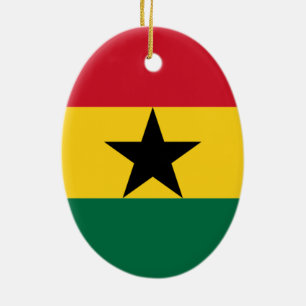 Flagge Ghanas Keramikornament