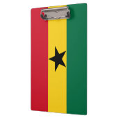 Flagge Ghanas Klemmbrett (Links)