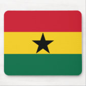 Flagge Ghanas Mousepad (Vorne)