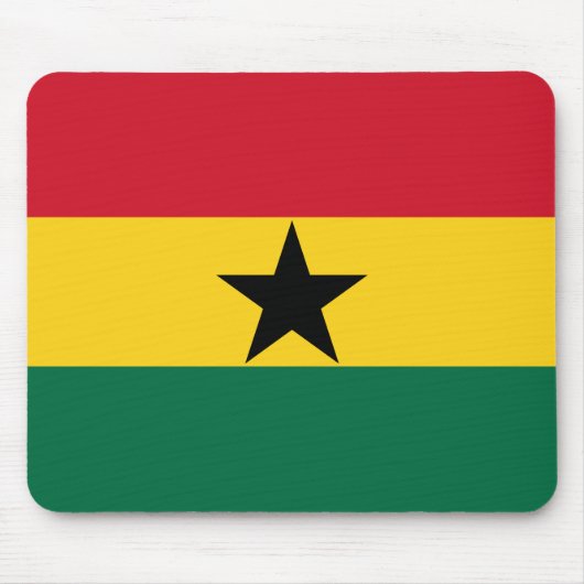 Flagge Ghanas Mousepad (Vorne)