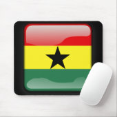Flagge Ghanas Mousepad (Mit Mouse)