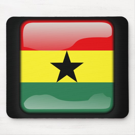 Flagge Ghanas Mousepad (Vorne)
