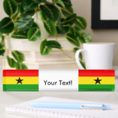 Flagge Ghanas Namensplakette