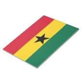Flagge Ghanas Notizblock (angewinkelt)
