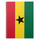 Flagge Ghanas Notizblock (Vorderseite)