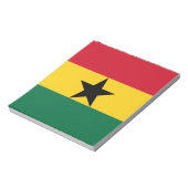 Flagge Ghanas Notizblock (Rotiert)