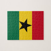 Flagge Ghanas Puzzle (Horizontal)